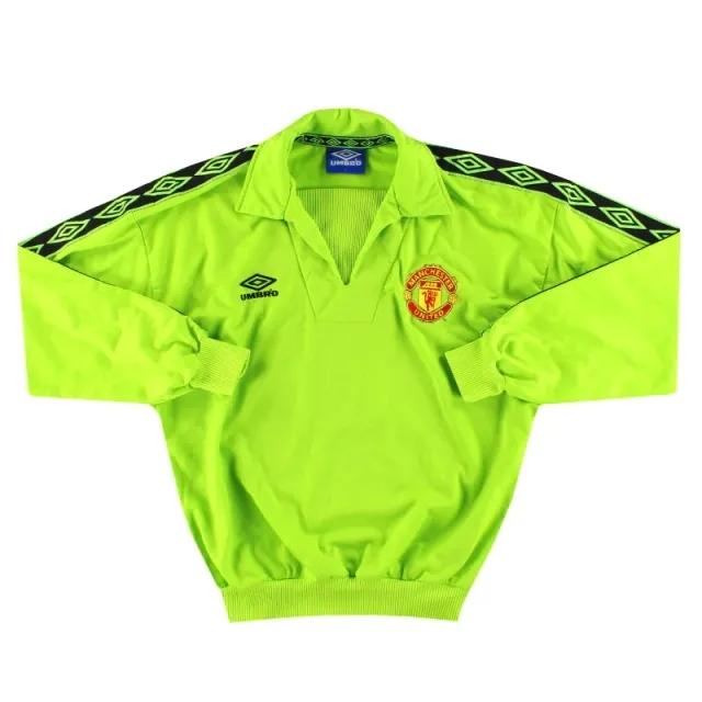 1998-99 Manchester United Umbro Drill Top Y - Manchester United / Excellent 