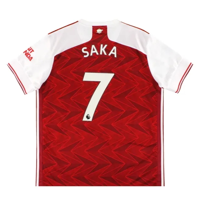 2020-21 Arsenal adidas Home Shirt Saka #7 XL - Arsenal / Excellent 