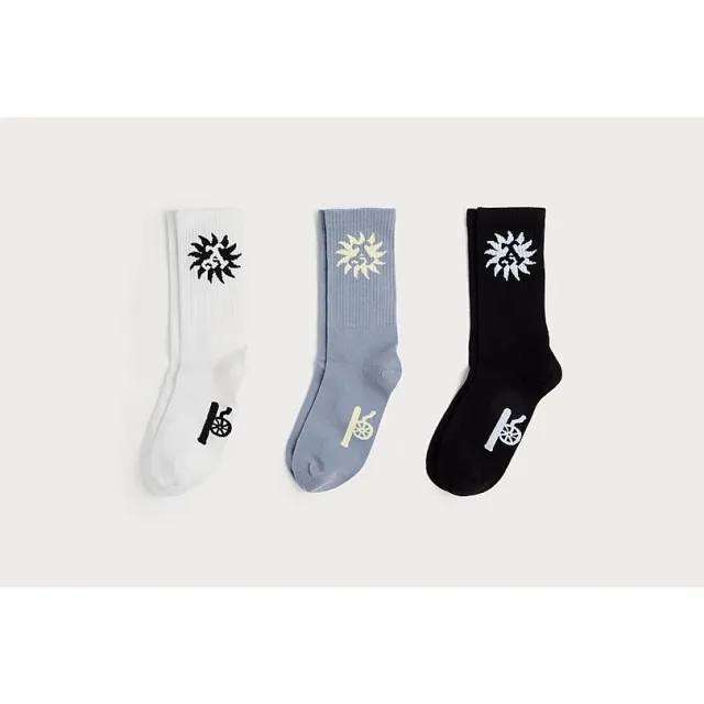 Arsenal N7 3pk Since Forever Socks, Blue