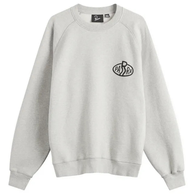 By Parra Men's Legs Logo Crew Sweatshirt Heather Grey
