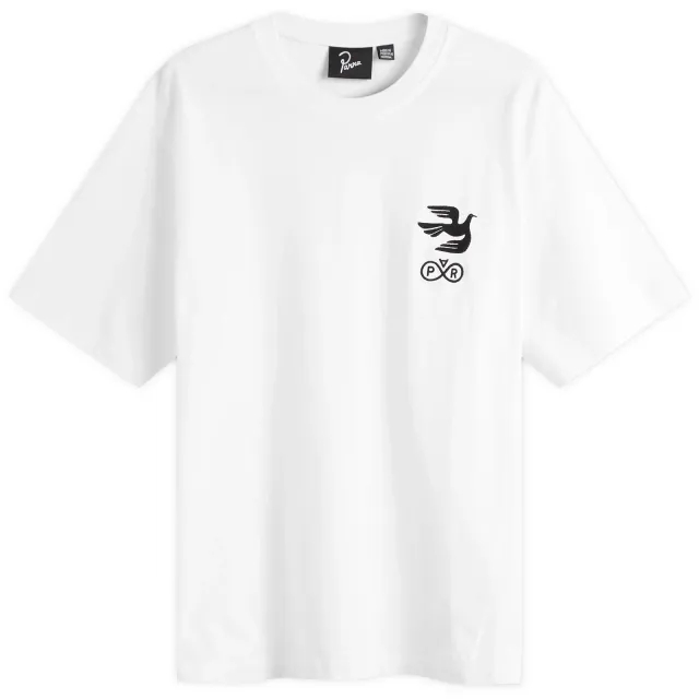 By Parra Men's Infinite Bird Logo T-Shirt White