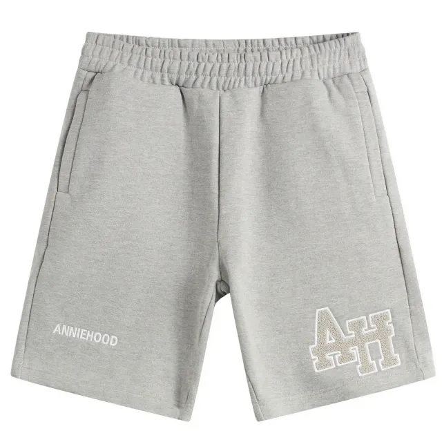 ANNIE HOOD Men's College Sweat Shorts Grey/Grey