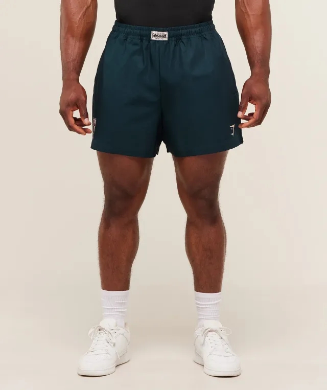  Pumper Shorts 5" - Deep Petrol Blue