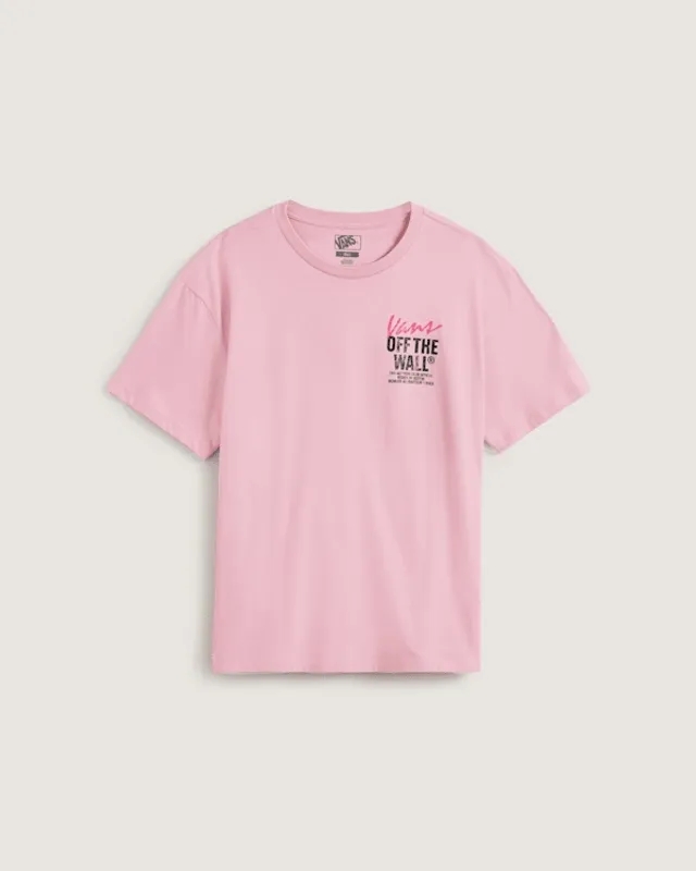 Vans - Lady Wall T-Shirt, Woman, Pink