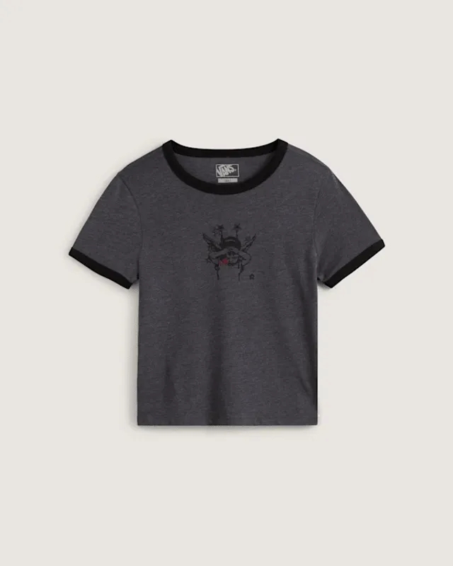 Vans - Cruzing Ringer T-Shirt, Woman, Grey