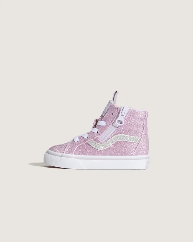 Vans - Toddler Sk8-Hi Side Zip Shoes (1-4 Years), Lilac