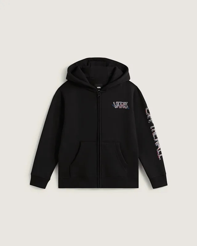 Vans - Kids Scribbled Past Zip Hoodie (8-14 Years), Black