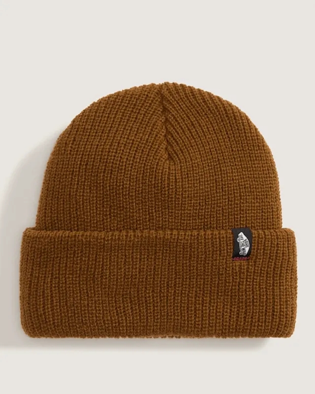 Vans - Original Shallow Cuff Beanie, Man, Brown