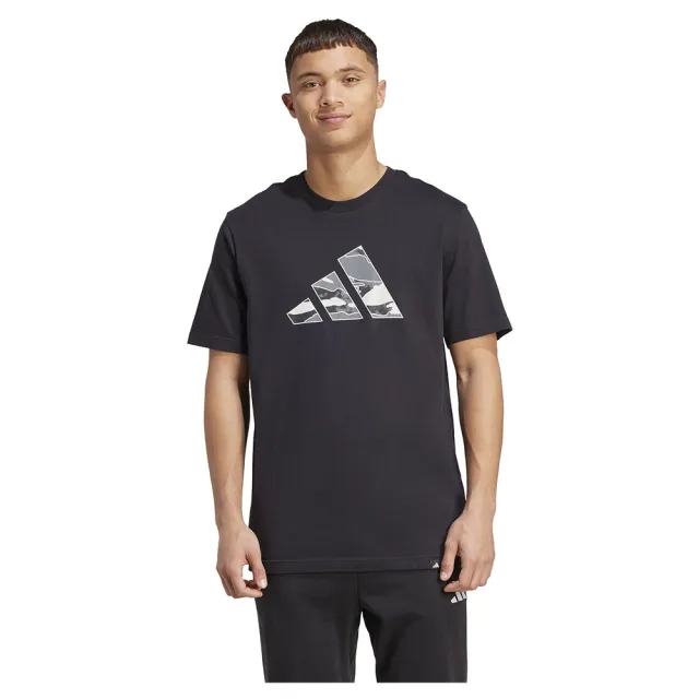 Adidas Camo Logo Graphic Short Sleeve T-shirt