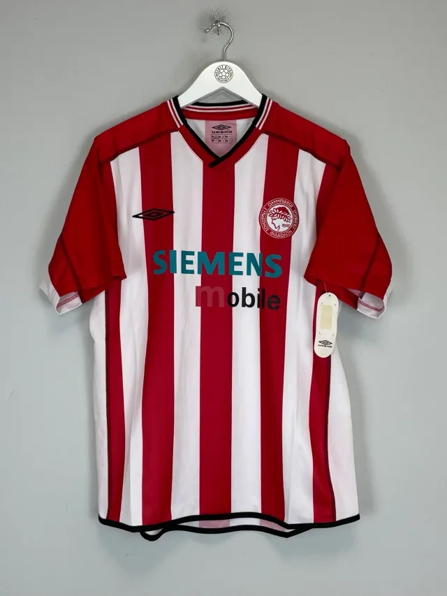 2002/03 OLYMPIAKOS *BNWT* HOME SHIRT (M) UMBRO | CULT KITS