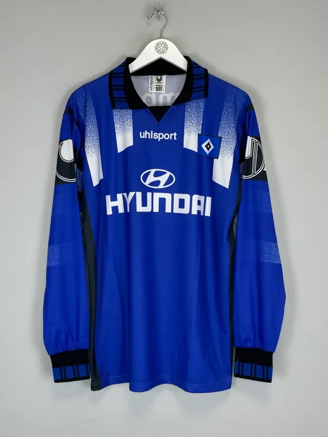 1995/96 HAMBURG *MINT* L/S AWAY SHIRT (L) UHLSPORT | CULT KITS