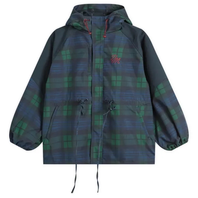 Damson Madder Women's Liu Check Raincoat Navy