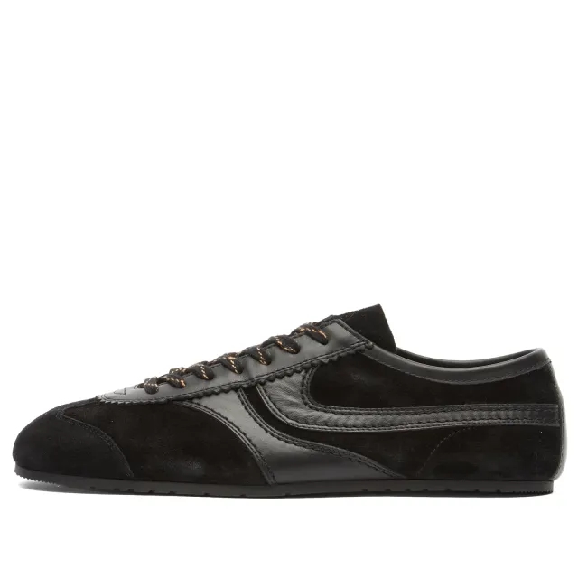 Dries Van Noten Men's Leather Sneaker Black