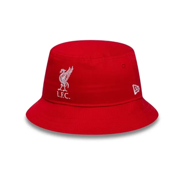 LFC New Era Kids Liverbird CORE BUCKET Hat Red