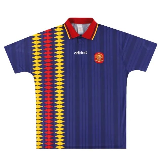 1994-96 Spain adidas Third Shirt XL - Spain / Very Good 