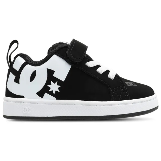 DC Sneakers Court Graffik Baby Shoes - Black
