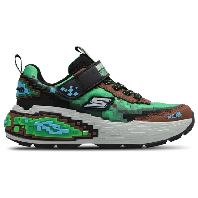Skechers Boy's Mega-Craft 4K Sneaker in Brown