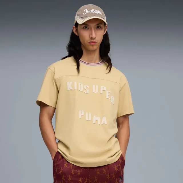 PUMA x Kidsuper Graphic T-Shirt Men, Beige, size Large