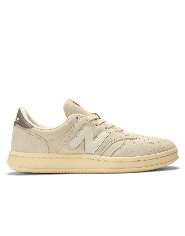 New Balance Men's T500 in Beige Leather