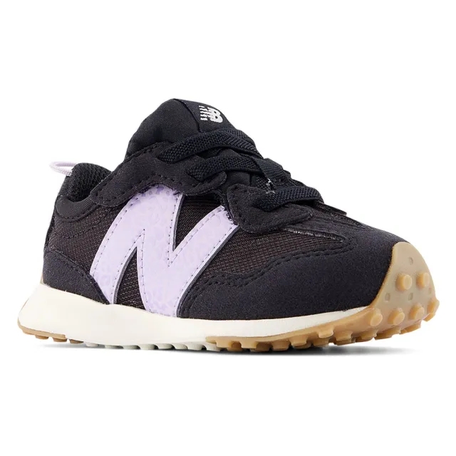 New Balance Kids' 327 NEW-B HOOK & LOOP in Purple/Black Synthetic