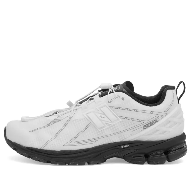 New Balance Unisex 1906R in White/Black/Grey Synthetic