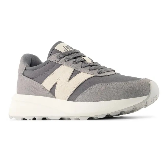 New Balance Unisex 370 in Grey Suede/Mesh