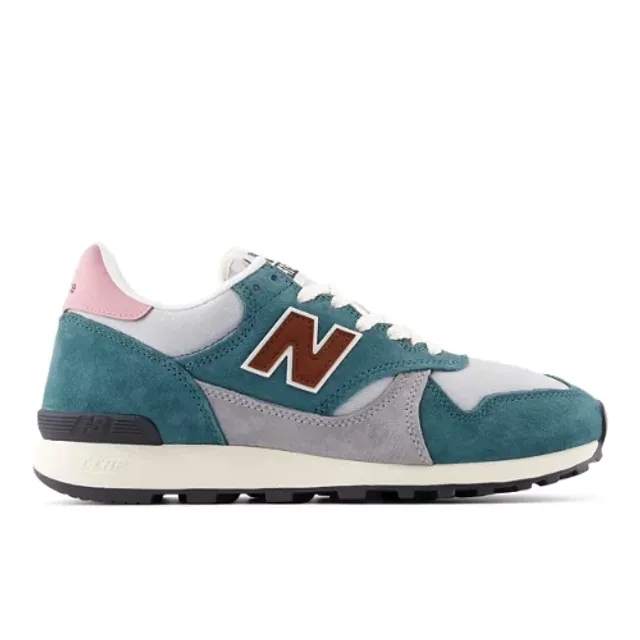 New Balance Unisex 475 in Green/Grey Suede/Mesh