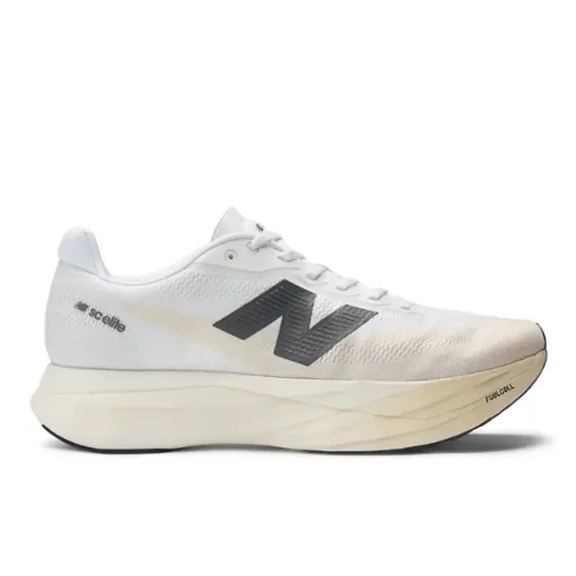 New Balance Women's FuelCell SuperComp Elitev5 in Beige/White/Brown Synthetic