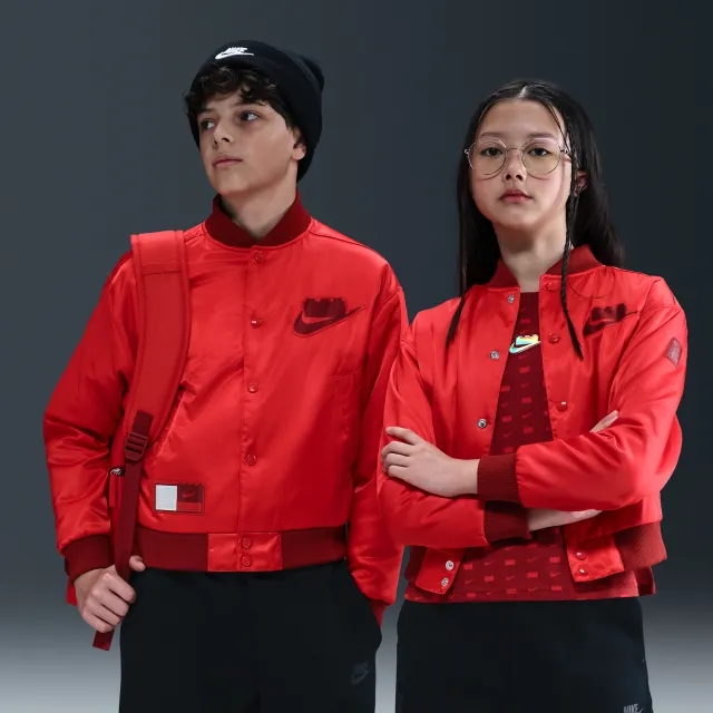 Nike x LEGO® Collection Older Kids' Basketball Jacket - Red