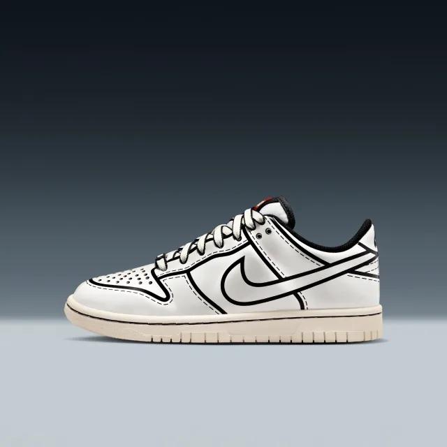 Nike Dunk Low x LEGO® Collection Older Kids' Shoes - White