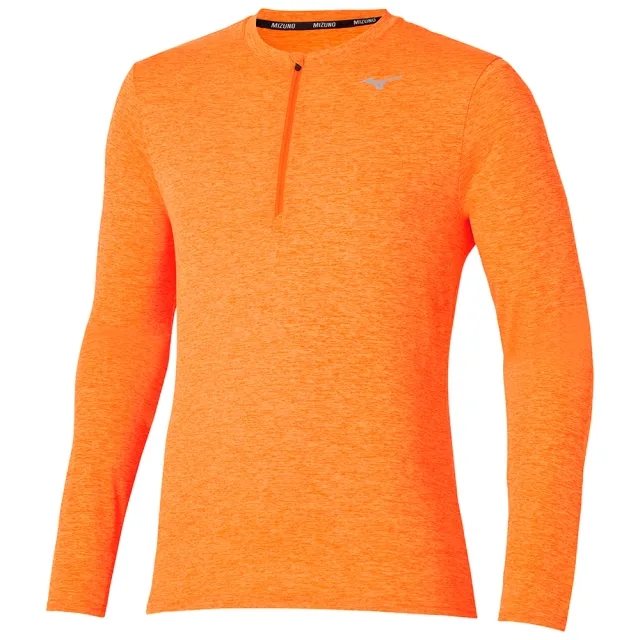 Mizuno Core Impulse Half Zip Long Sleeve T-shirt