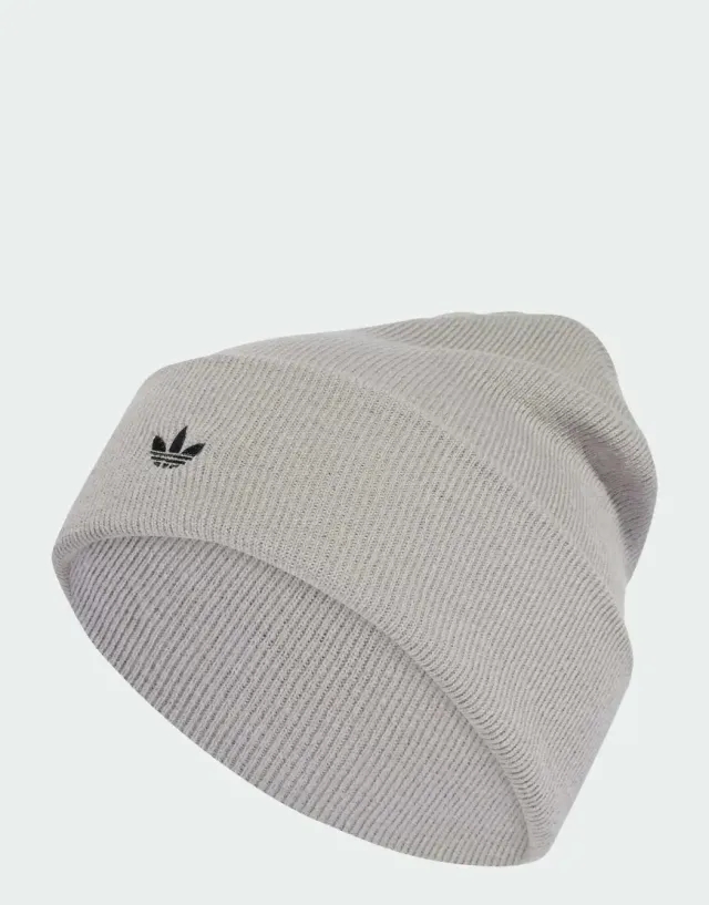 Adidas Originals Adicolor Classic Beanie In Medium Grey