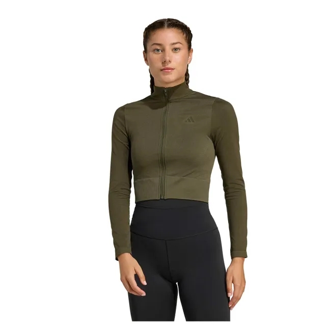 Adidas Workout Essentials Knit Full Zip Sweatshirt