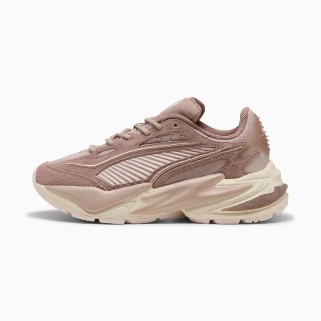 PUMA RS Surge Hairy Suede Sneakers Unisex, Rose Latte/Sandstone, size 10