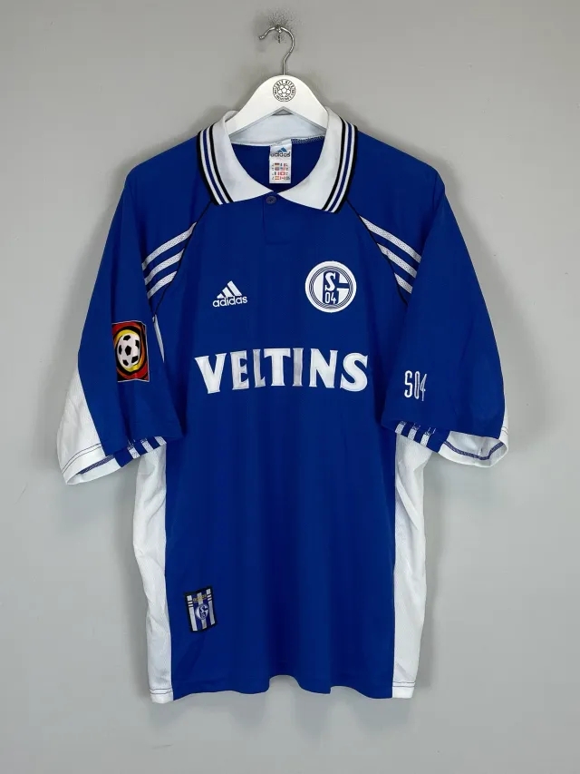 1998/99 SCHALKE THON #10 MATCH ISSUE* HOME SHIRT (XL) ADIDAS | CULT KITS