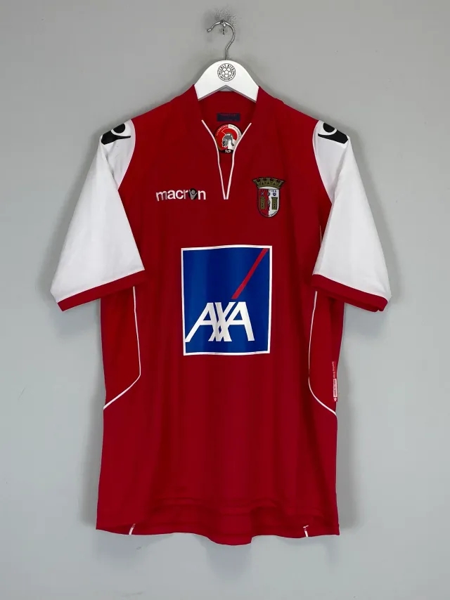 2010/11 SC BRAGA HOME SHIRT (L) MACRON | CULT KITS