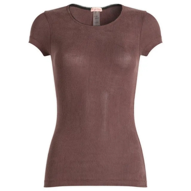 Fruity Booty Women's Second Skin Tee Brown
