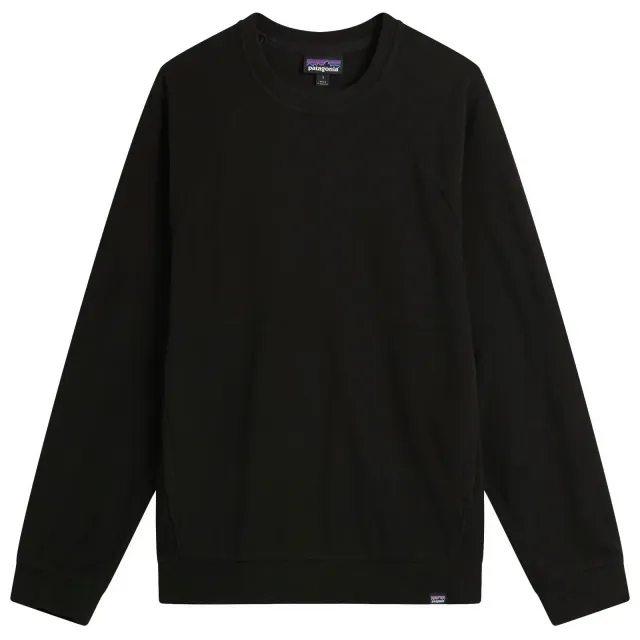 Patagonia Men's Micro D Crewneck Sweatshirt Black