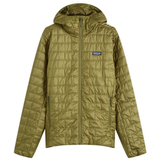 Patagonia Men's Nano Puff Hooded Jacket Pond Green