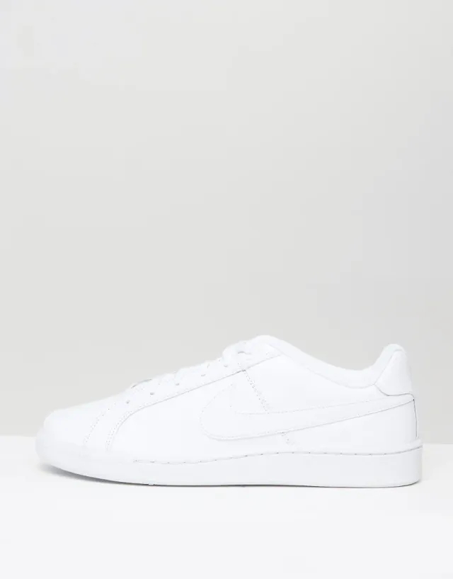 Nike Court Royale Low Trainers In Triple White - White