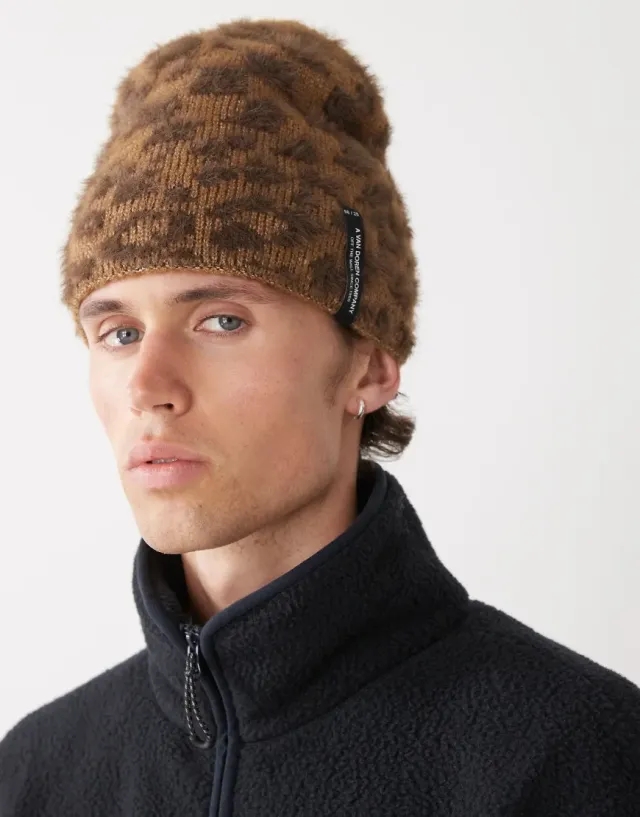 Vans Plaimor Beanie In Dachshund-Brown