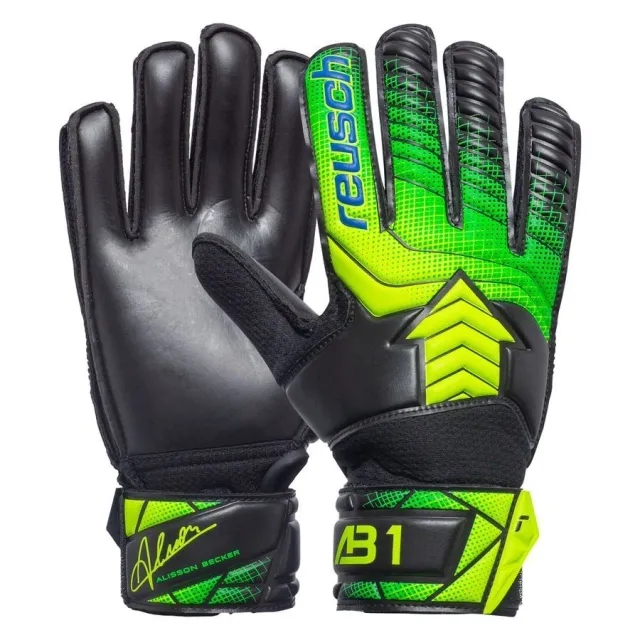Reusch Goalkeeper Gloves Attrakt Alisson - ['Black']