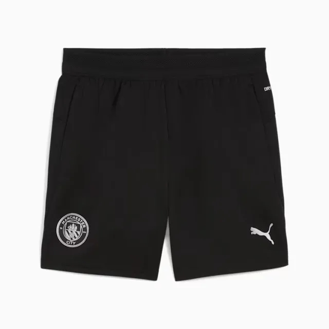 PUMA Manchester City Training Shorts Youth, Black/Silver