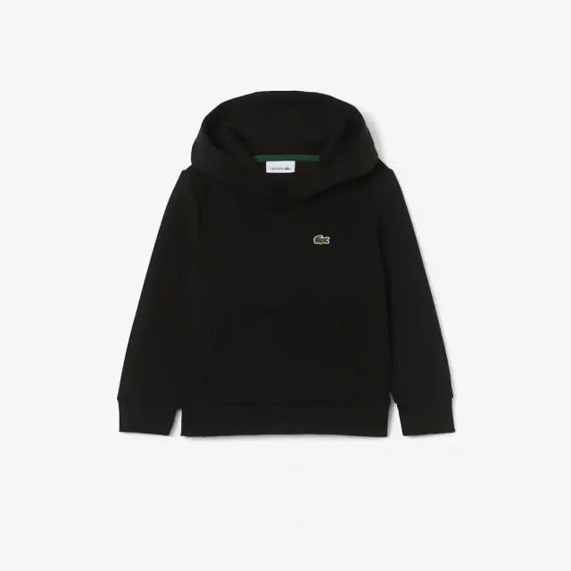 Lacoste Kangaroo Pocket Fleece Hoodie - Noir