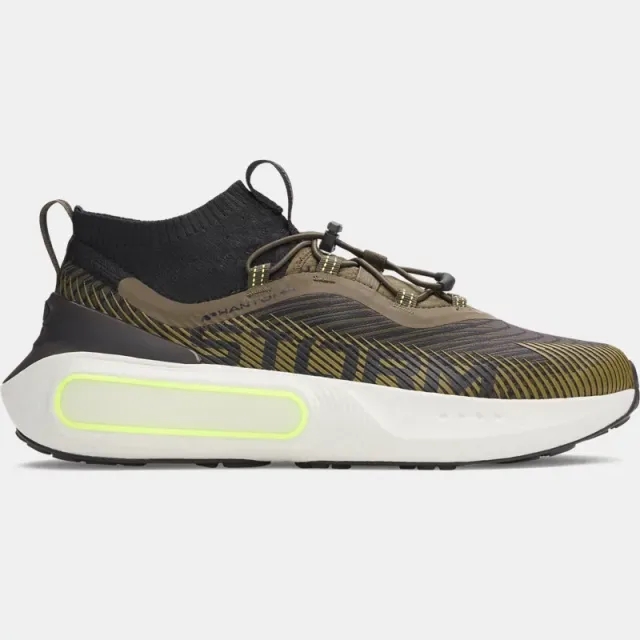 Under Armour  Phantom 4 Storm Unisex Shoes Expedition Green / White Clay / High Vis Yellow 4