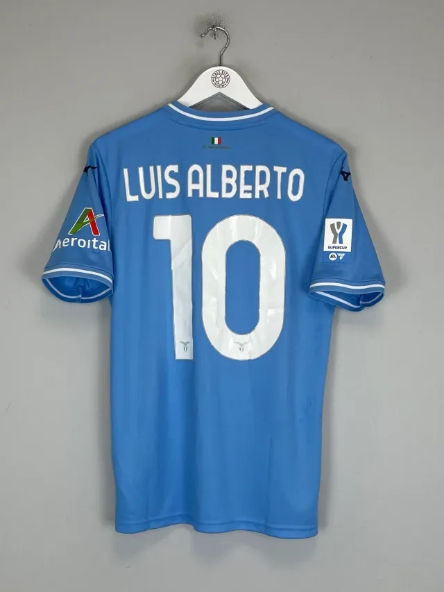 2023/24 LAZIO LUIS ALBERTO #10 *MATCH ISSUE* HOME SHIRT (M) MIZUNO | CULT KITS