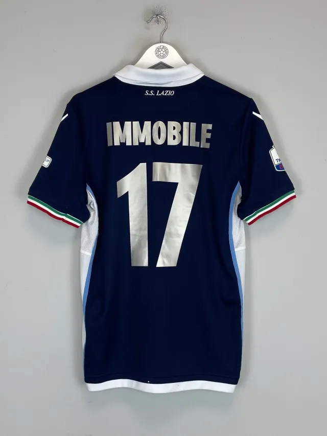 2016/17 LAZIO IMMOBILE #17 COPPA ITALIA FINAL *MATCH ISSUE* AWAY SHIRT (M) MACRON | CULT KITS