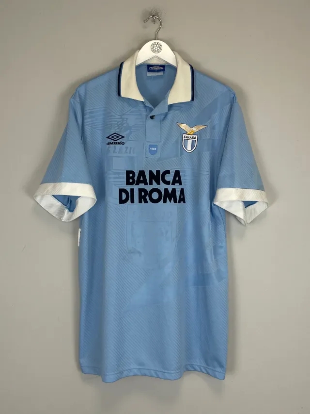 1993/95 LAZIO #4 *MATCH ISSUE* HOME SHIRT (XL) UMBRO | CULT KITS