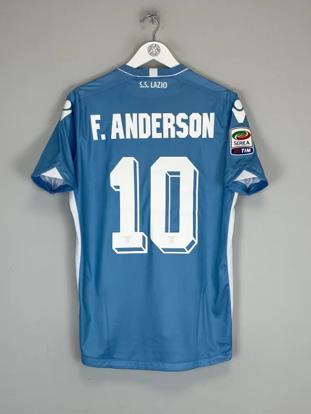 2015/16 LAZIO F.ANDERSON #10 *MATCH ISSUE* HOME SHIRT (M) MACRON | CULT KITS