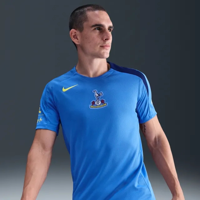 Tottenham Hotspur Strike Third Men's Nike Dri-FIT Total 90 Football Short-Sleeve Top - Blue - Polyester